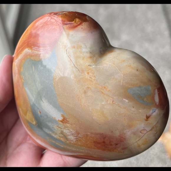 ✨ 3x HP ✨ Polychrome Jasper ✨ Heart ✨ - Picture 3 of 17